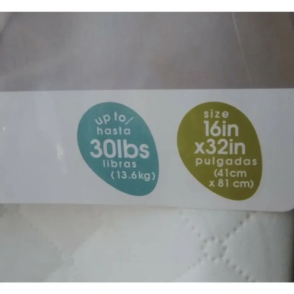 Summer Contoured Changing Pad Comfortable & Secure W/Security Belt